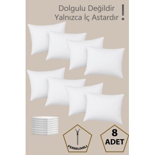 8'li Ekonomik Kırlent Iç Astarı | Kırlent Mitil , Kırlent Şilte , Yastık Kılıfı