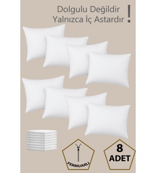 8'li Ekonomik Kırlent Iç Astarı | Kırlent Mitil , Kırlent Şilte , Yastık Kılıfı