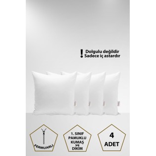 4'lü Kırlent Iç Astarı , Pamuklu Kırlent Mitil , Kırlent Şilte , Yastık Kılıfı